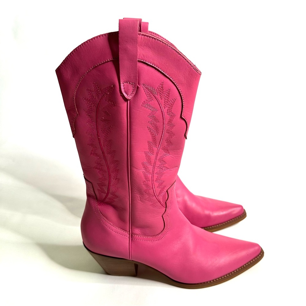 Matisse Mylie Pink Women’s Western Mid Calf Boots